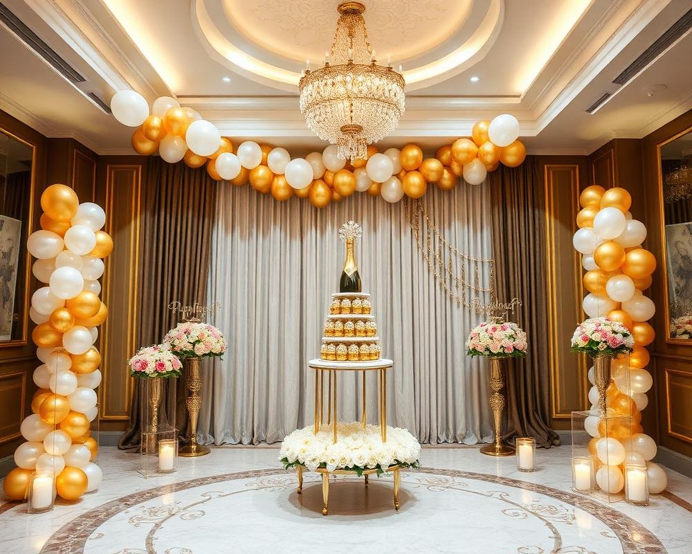 Birthday celebration setup